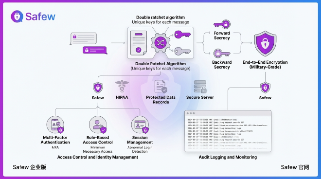 ## Safew的技术架构与HIPAA合规性