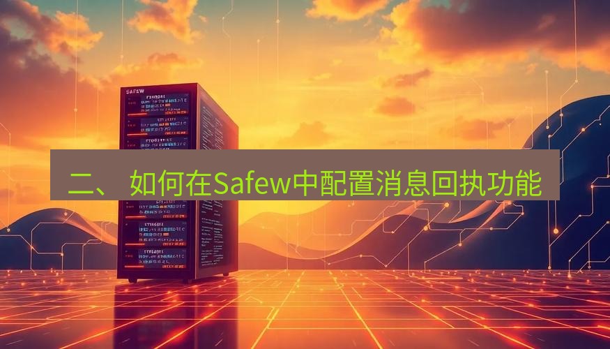 safew下载 二、 如何在Safew中配置消息回执功能