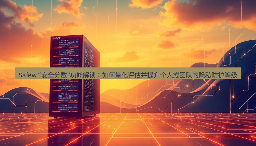 safew下载 Safew “安全分数”功能解读：如何量化评估并提升个人或团队的隐私防护等级