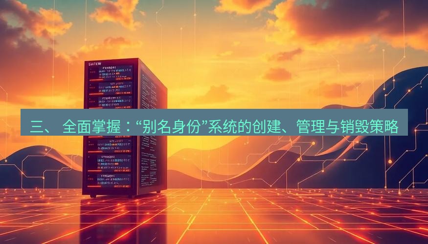 safew下载 三、 全面掌握：“别名身份”系统的创建、管理与销毁策略