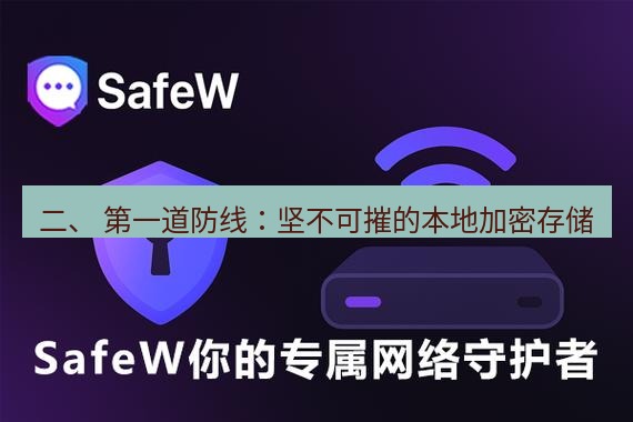 safew下载 二、 第一道防线：坚不可摧的本地加密存储