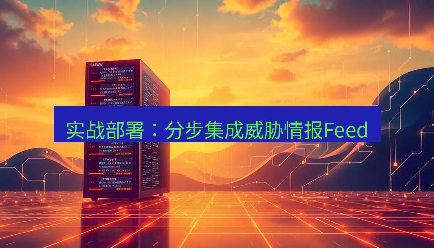 safew下载 实战部署：分步集成威胁情报Feed