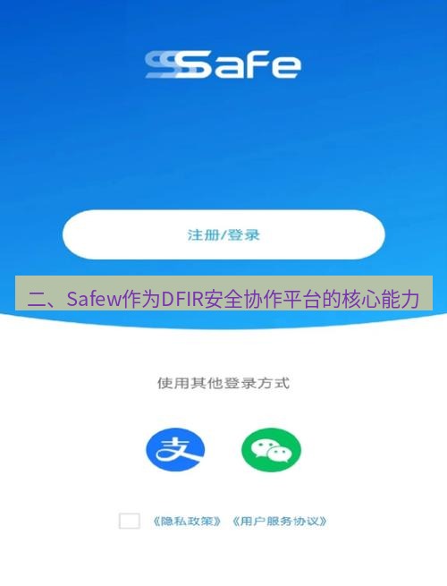 safew下载 二、Safew作为DFIR安全协作平台的核心能力
