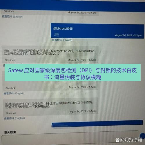 safew下载 Safew 应对国家级深度包检测（DPI）与封锁的技术白皮书：流量伪装与协议模糊