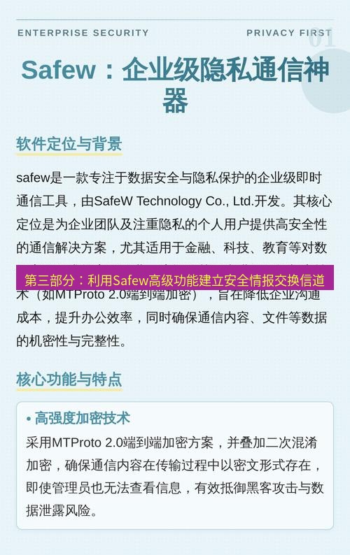 safew下载 第三部分：利用Safew高级功能建立安全情报交换信道