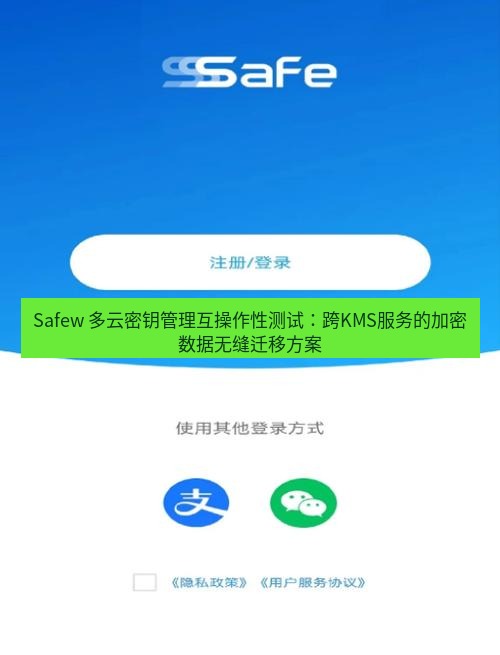 safew下载 Safew 多云密钥管理互操作性测试：跨KMS服务的加密数据无缝迁移方案