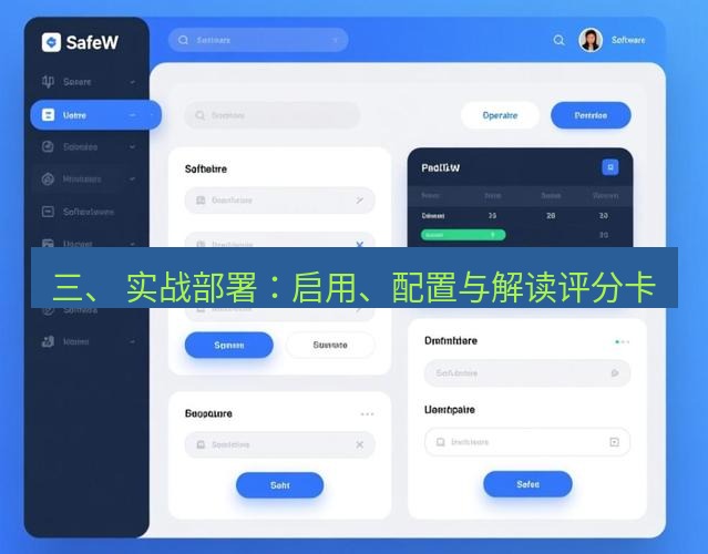safew下载 三、 实战部署：启用、配置与解读评分卡