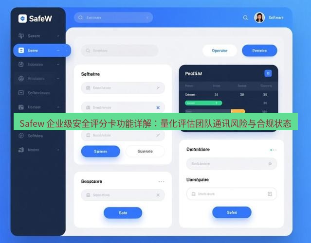 safew下载 Safew 企业级安全评分卡功能详解：量化评估团队通讯风险与合规状态