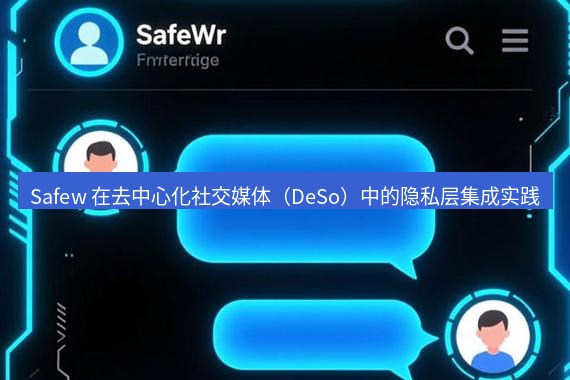 safew下载 Safew 在去中心化社交媒体（DeSo）中的隐私层集成实践