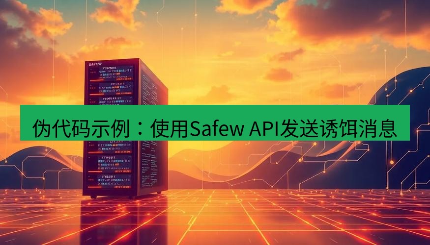 safew下载 伪代码示例：使用Safew API发送诱饵消息