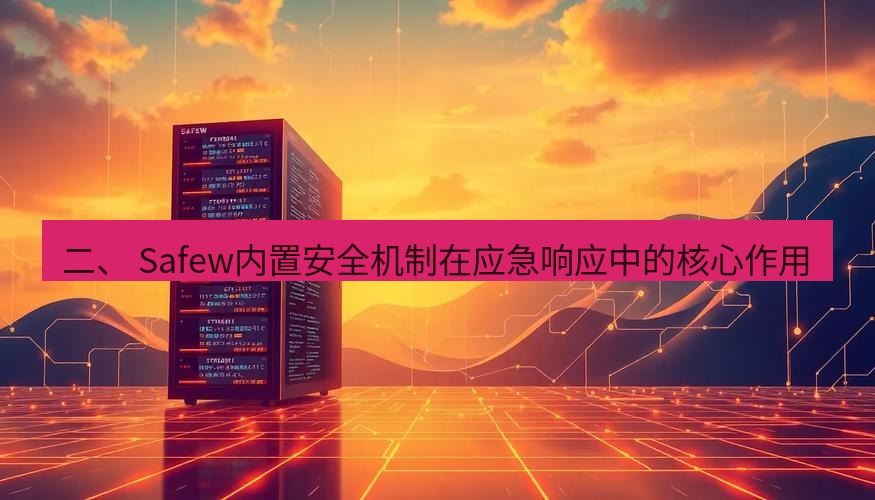 safew下载 二、 Safew内置安全机制在应急响应中的核心作用