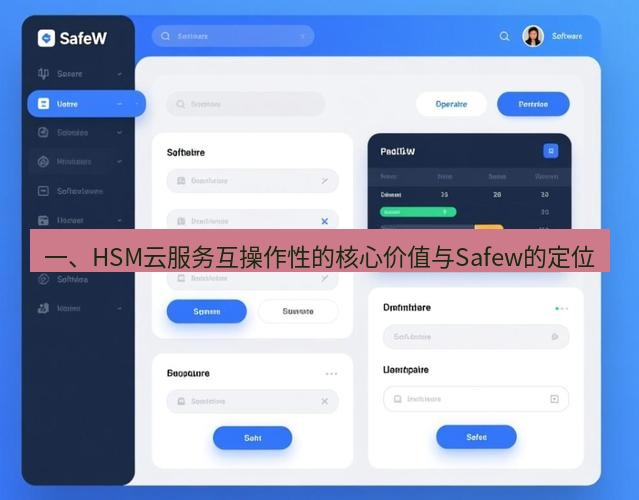 safew下载 一、HSM云服务互操作性的核心价值与Safew的定位