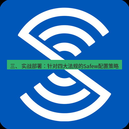 safew下载 三、 实战部署：针对四大法规的Safew配置策略